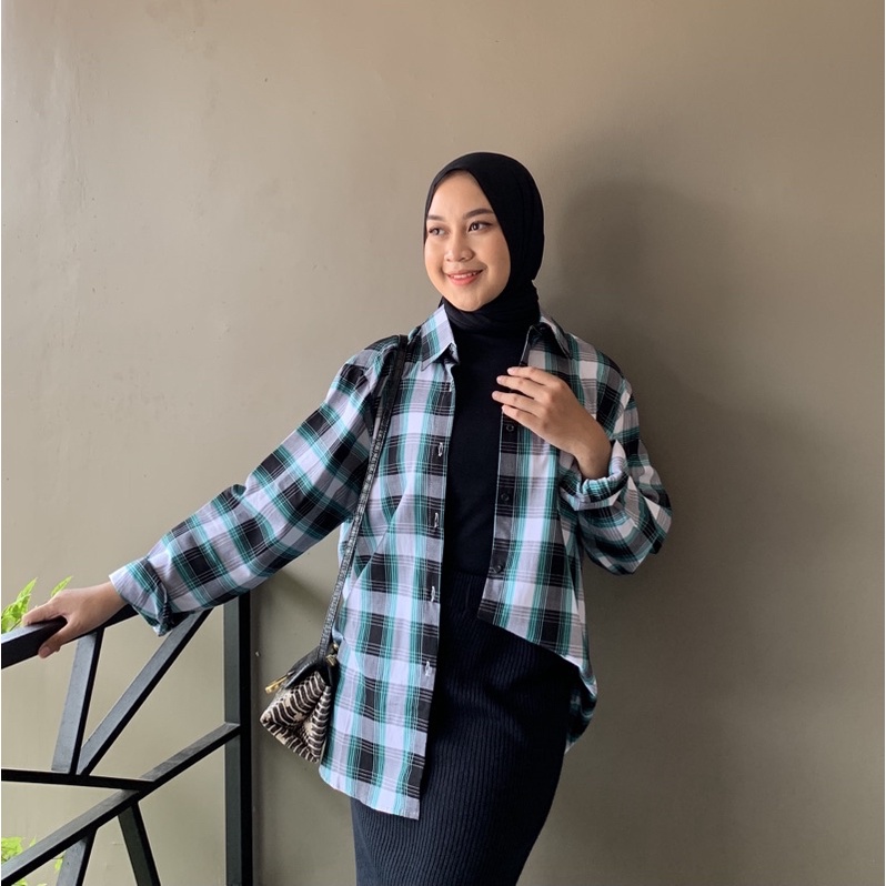 FLANILA RAYON TWILL // KEMEJA FLANEL JUMBO