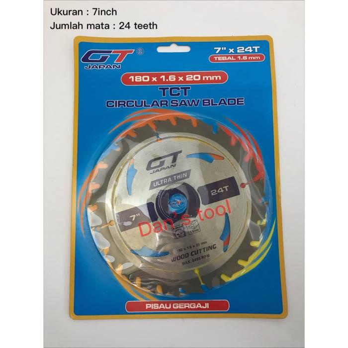 Saw | Mata Circular 7 Inch X 24 T / Circular Saw Blade / Mata Potong Kayu Termurah