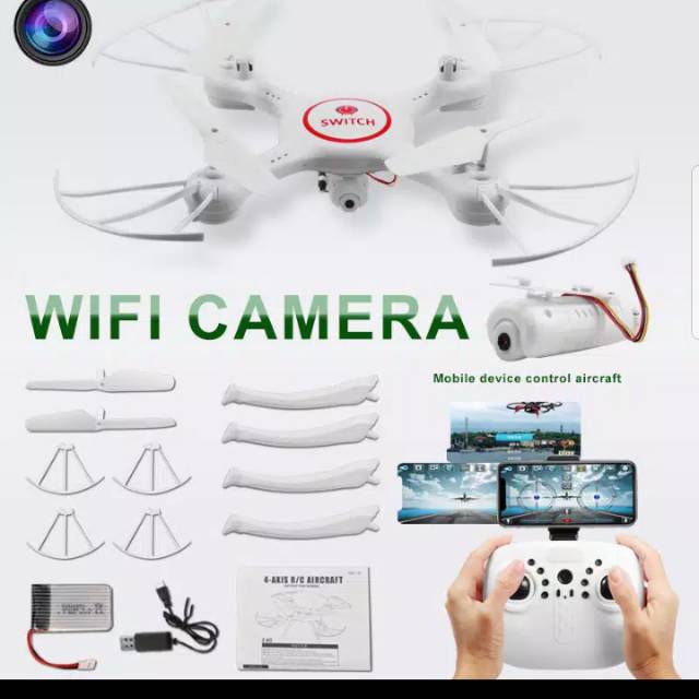 X5u Real-Time Aerial Fotografi Wifi Four-Axis Drone