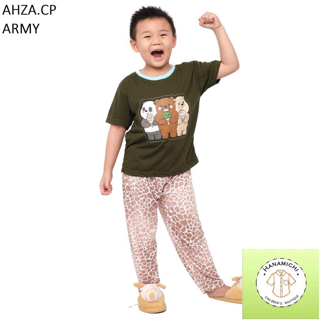 Hanamichi AHZA.CP Baju Tidur Anak Lengan Pendek