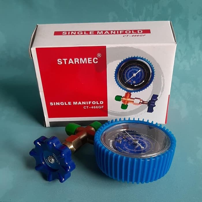 MANIFOLD SINGLE 466 STARMEC R 22 - R 124|  SINGLE ANALISER 500 PSI MANIFUL AC  SINGLE ANALIZER SINGLE