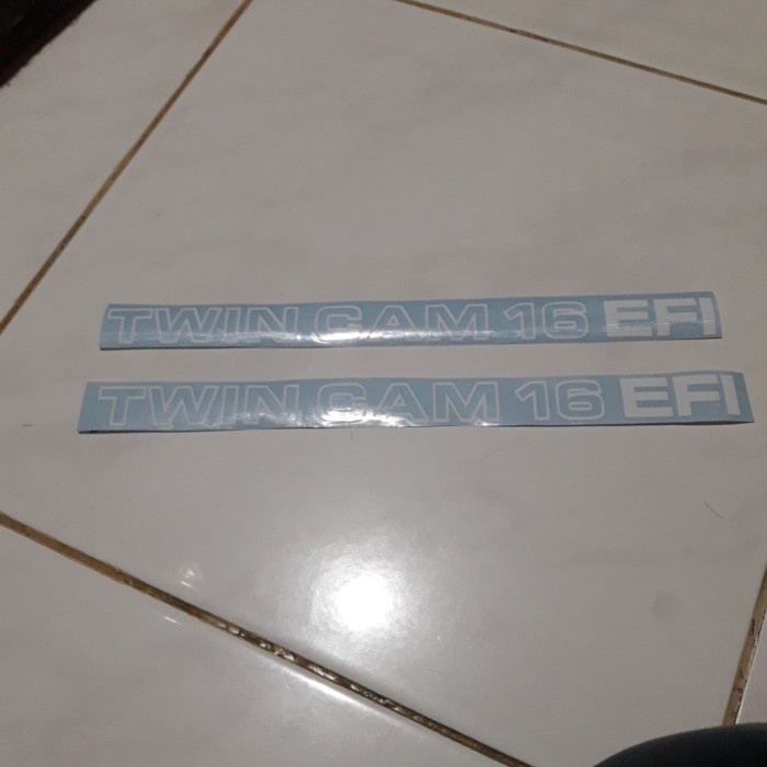 Stiker Great Corolla Greco Twin Cam 16 Efi Putih