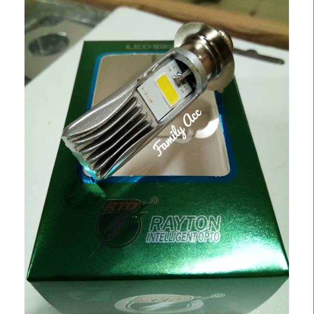 Lampu LED RTD Utama Motor H6 Hi-Lo DC RTD M11R 2 Mata 2 LED