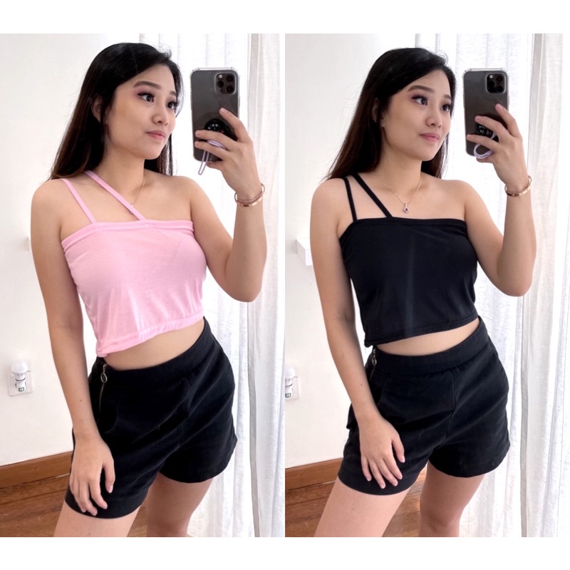 ( VM ) - Vanesha Margaretta - Tanktop Candy Bahan Kaos / Tanktop Wanita