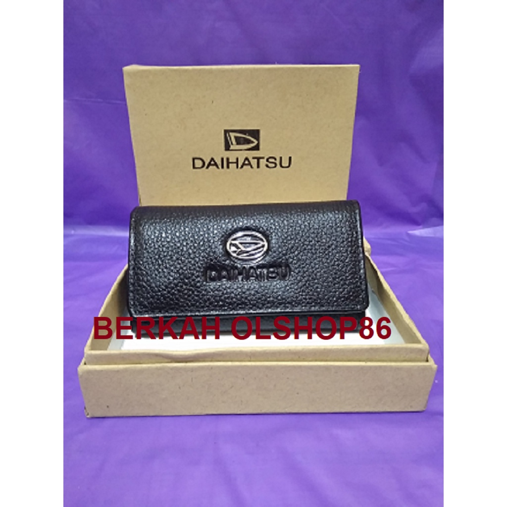 Dompet kulit STNK Gantungan Kunci Mobil DAIHATSU Sahabatku / Ayla Xenia Terios Minibus Luxio Sirion 