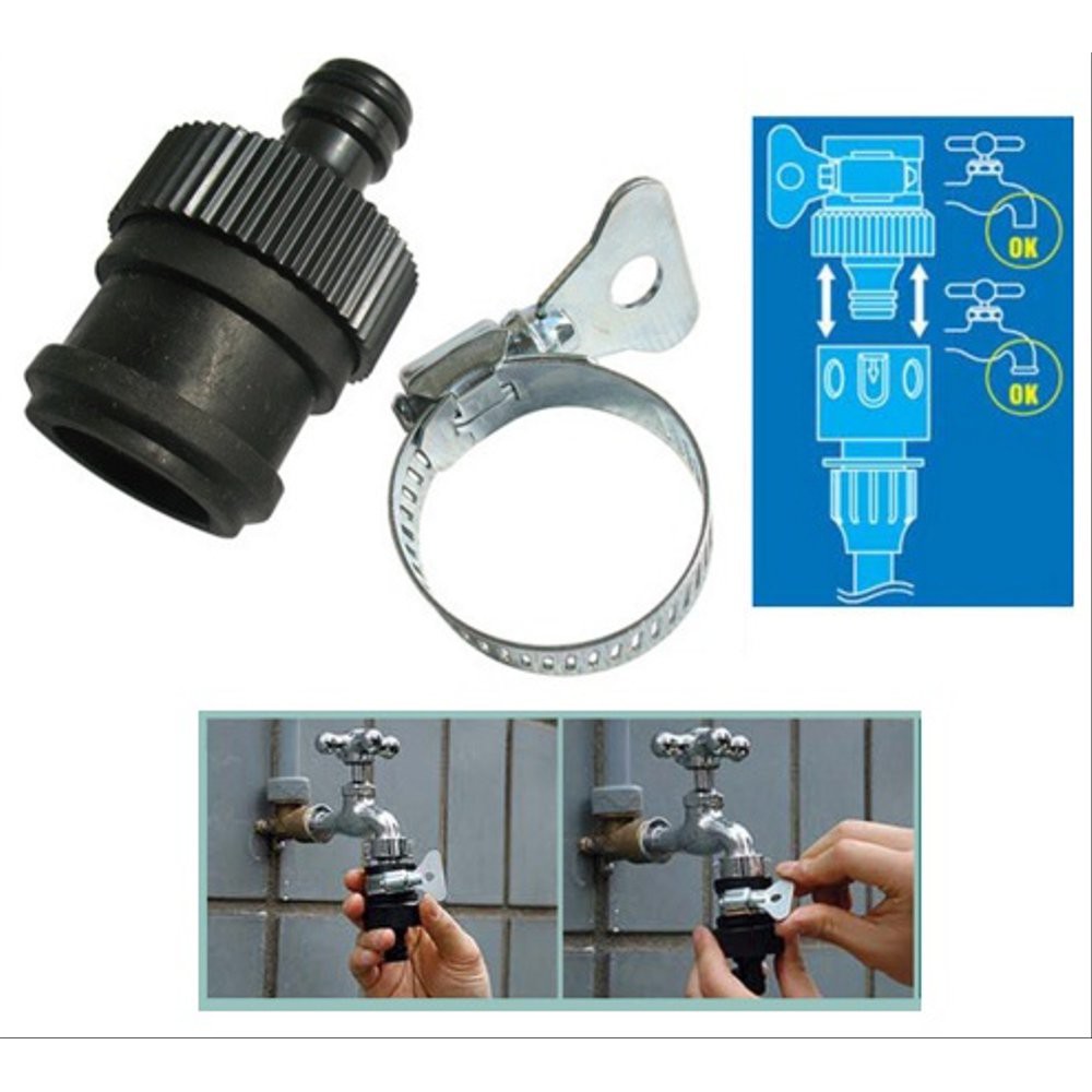 Konektor Selang Xhose Ke keran Air/ sambungan keran Murah