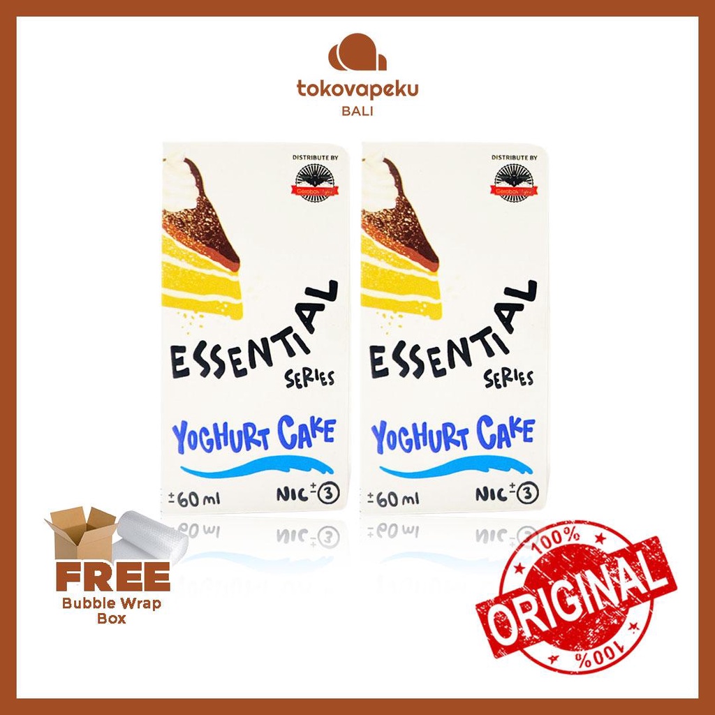 ESSENTIAL SERIES YOGHURT CAKE ESSENTIAL 60ML AUTHENTIC by SOG