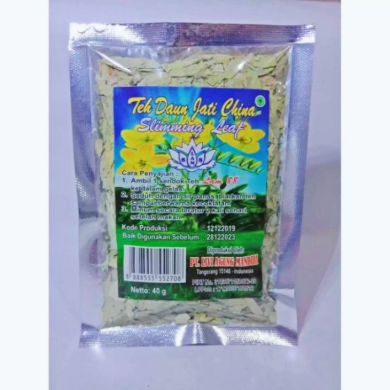 

Teh Herbal Daun Jati Cina SLIMING LEAF 40 gram ASLI ORIGINAL