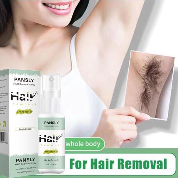 SHINE STAR - PANSLY Hair Removal Spray Perontok Bulu ketiak &amp; Kemaluan Menghilangkan Bulu Kaki Tangan Permanen