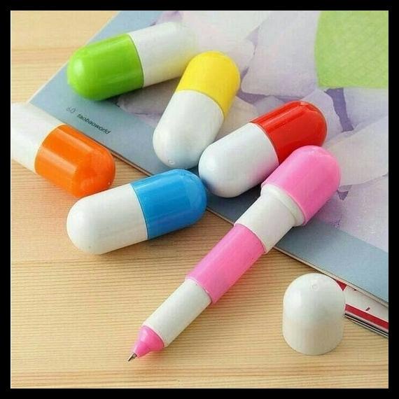 

Pulpen Kapsul / Pen Ballpoint Pena Bolpen Bolpoin Lucu Unik Grosir