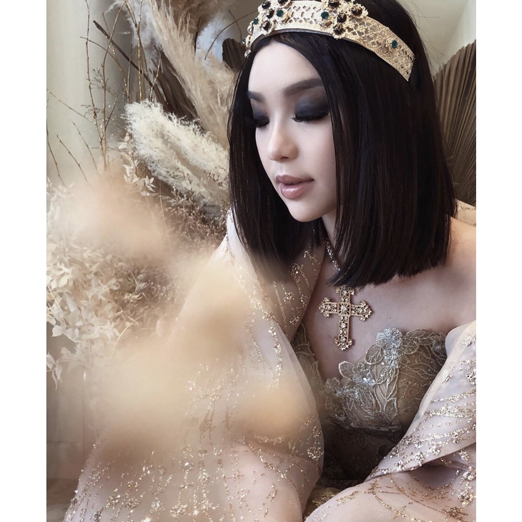 La Cherie Jewellery Exclusive Cross Gold Choker Salib