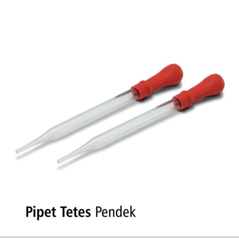 Pipet Tetes Kaca/Pipet tetes kaca panjang pendek