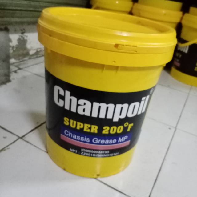 Minyak Gemuk Champoil super 200F chassis grease MP 15Ltr