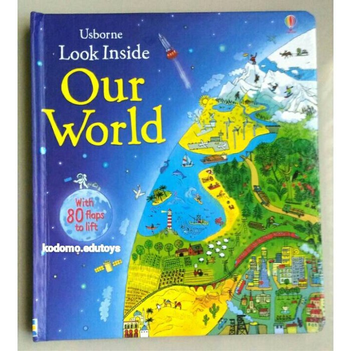 

PROMO Usborne Look Inside Our World,Buku Import Anak Board Book BR034