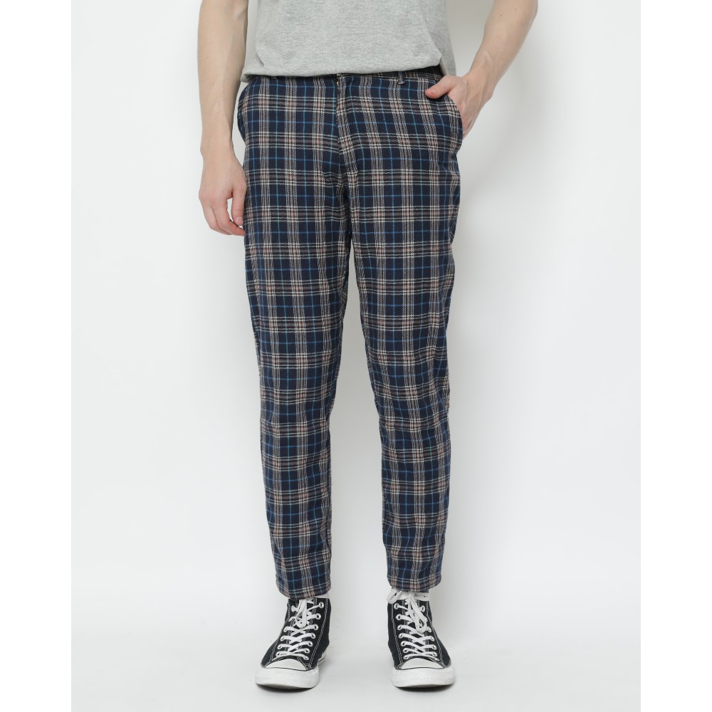 

Erigo Checked Pants Dalmiro Navy