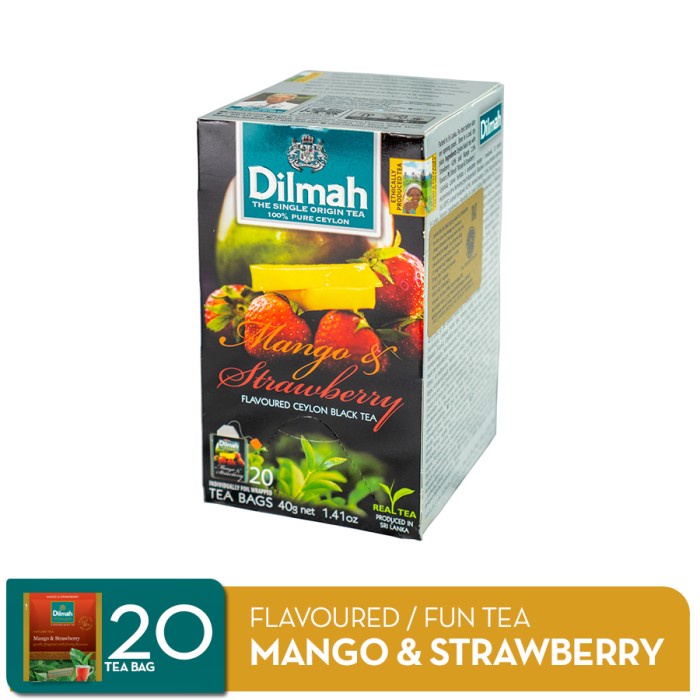 

(BISA COD) Dilmah Fun Tea Mango & Strawberry