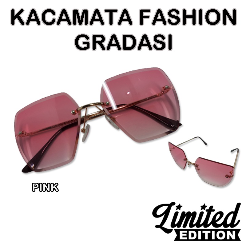 Dennos GS-24 Kacamata Wanita INS Fashion Aksesoris Little Bee Gaya Pantai Big Frame Sunglasees