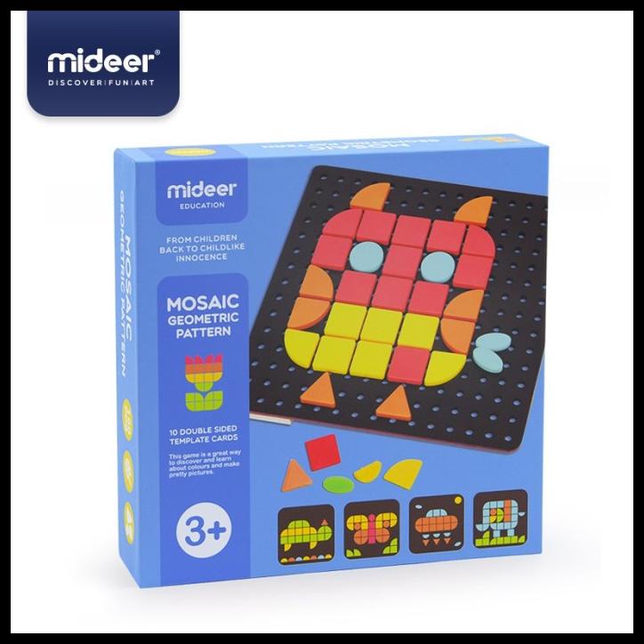 TERBARUU Mideer Mainan anak / Mosaic Pattern Game / MIdeer Mosaic Pattren Game SALE