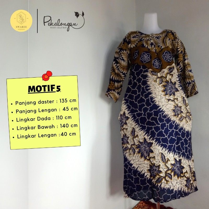 Baju Batik Wanita Daster Murah Batik Pekalongan Daster Rayon Baju Wanita Dewasa Lengan Panjang