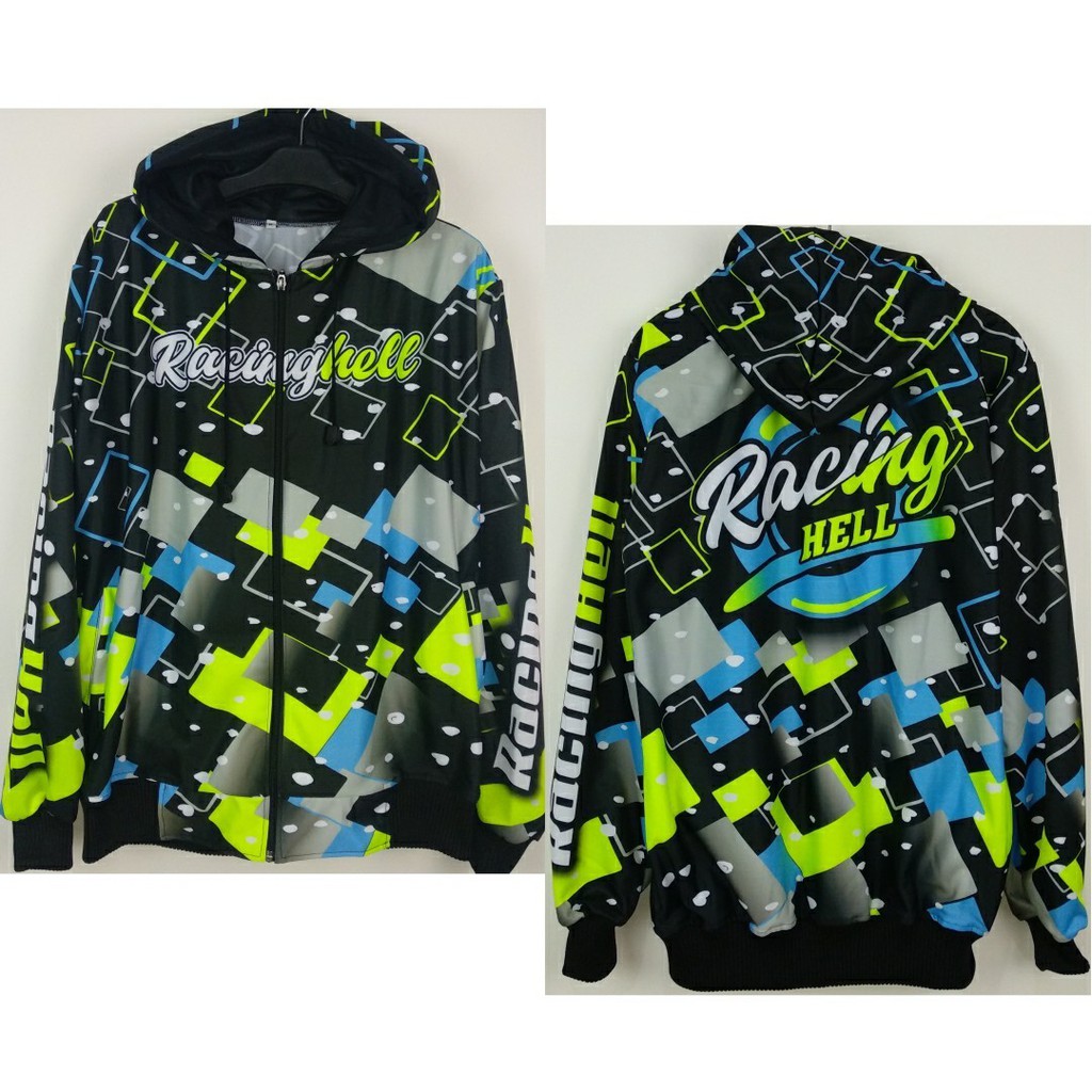 JAKET RACING HELL - SWEATER HOODIE RACING HELL - 01