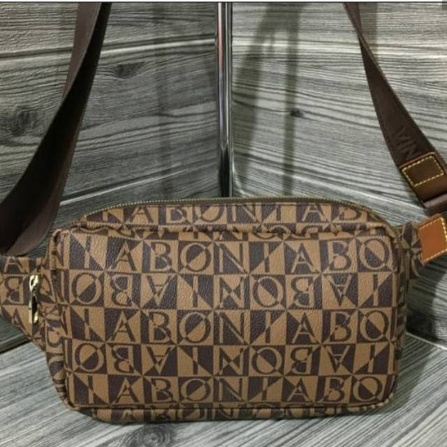 bonia monogram waistbag