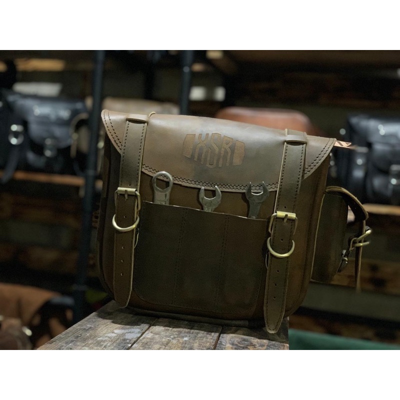 tas motor yamaha xsr 155, sidebag yamaha xsr 155, yanaha xsr155