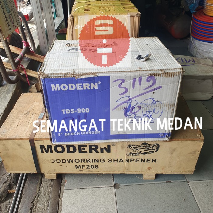 MF206 MESIN ASAH PISAU KETAM SERUT PLANNER PLANER BLADE MODERN MF 206