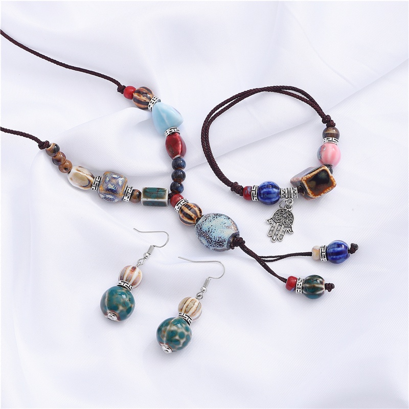 10 Pcs/lot 5X10 Mm Bunga Cina Keramik Porselen Datar Bulat Datar Bulat Disk Bentuk untuk Membuat Perhiasan Gelang Kalung DIY