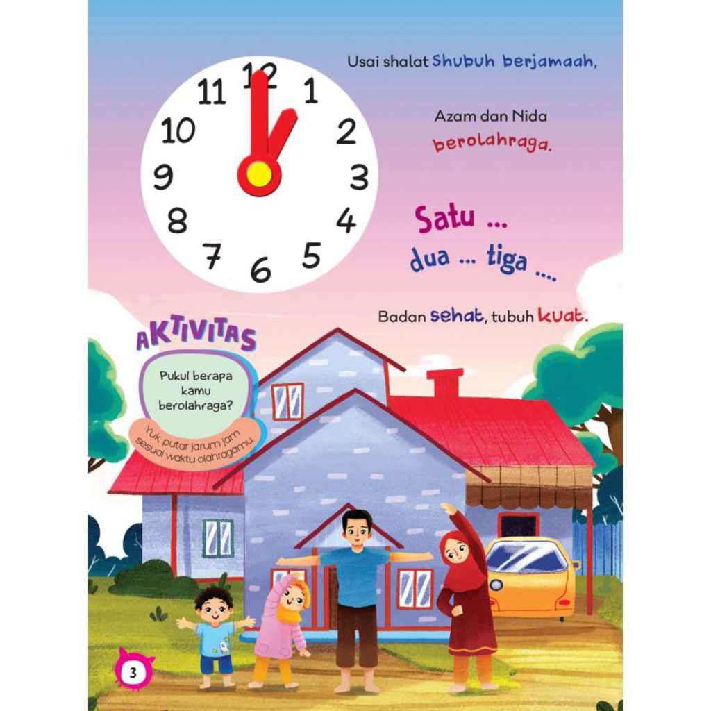 Buku Anak Islami - Yuk, Mengenal Waktu-1