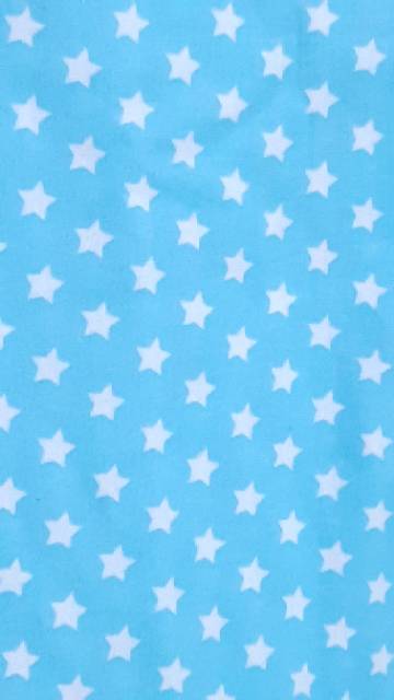 Kain sprei katun motif bintang