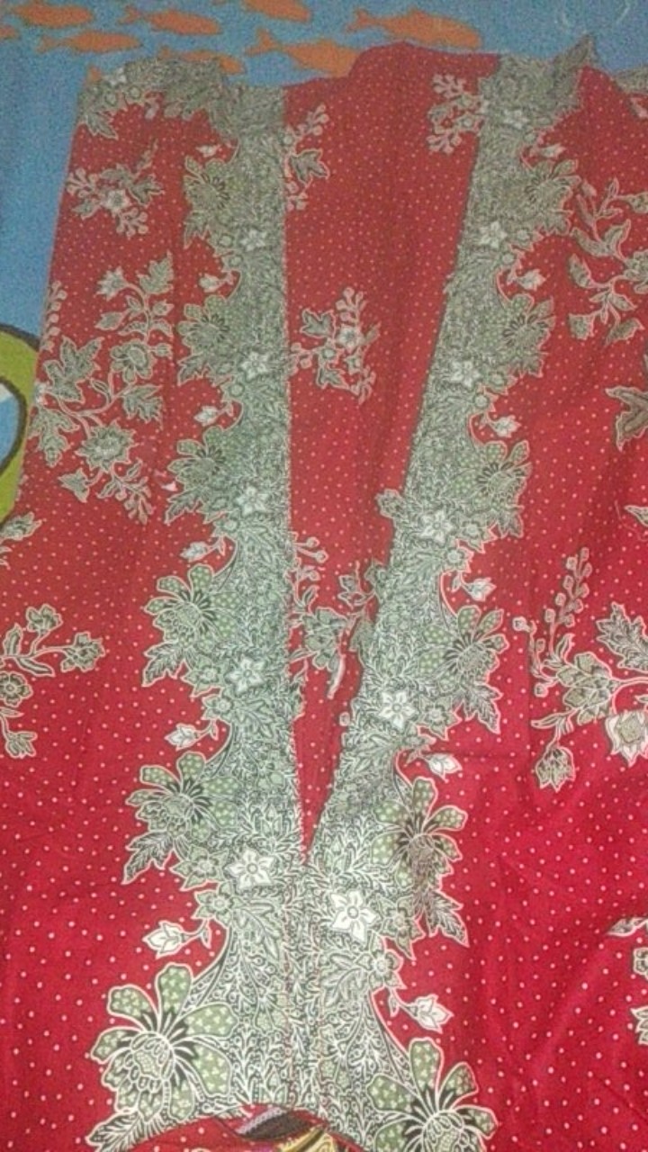 Tunik Santika Pias Cibulan #3 Warna Batik Solo Seragam Kantor Muslim