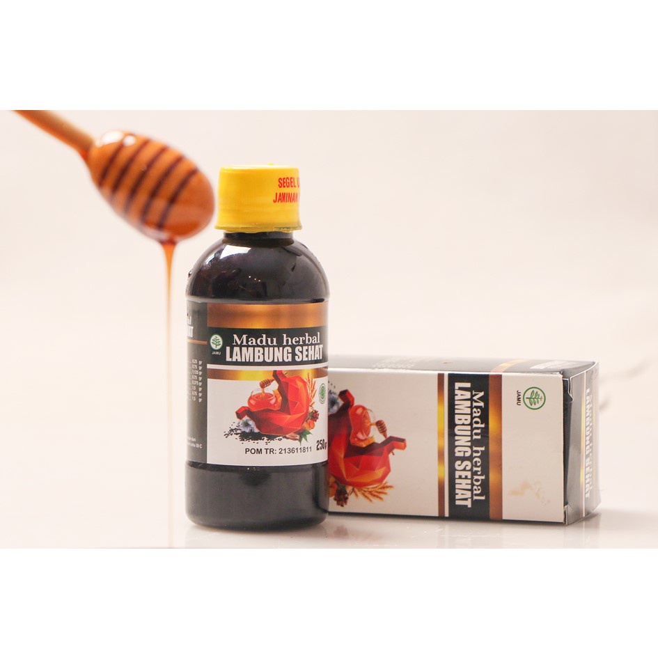 Madu Obat Herbal Asam Lambung 250 Gram Solusi Sehat Lambung BPOM 100% Original Aman Untuk Anak Dan Dewasa