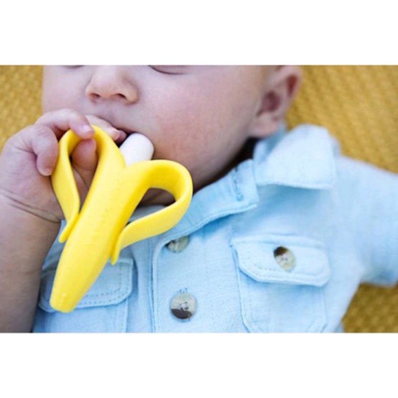 Nuby banana tootbrush/nuby gigitan bayi/nuby teether