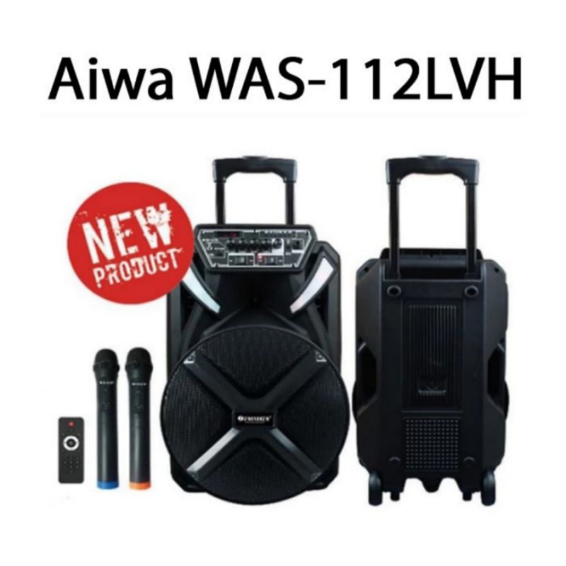 GROSIR SPEAKER PORTABLE AIWA 12 INCH WAS 112 LVH