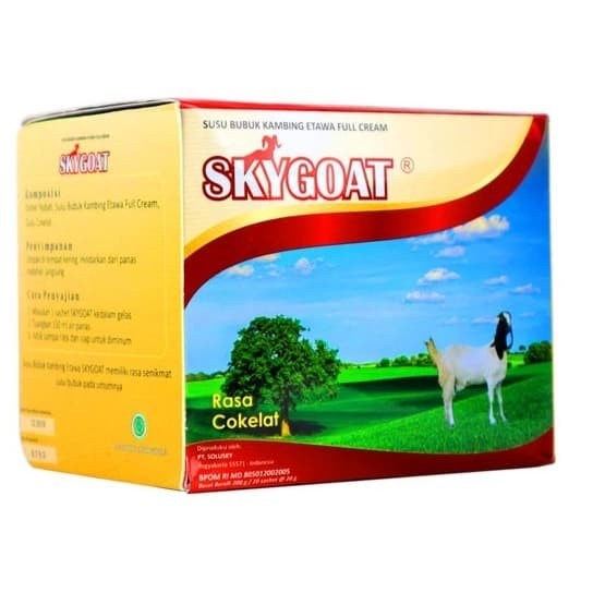 

SkyGoat Susu Kambing Etawa Bubuk Full Cream | Sky Goat Rasa COKELAT