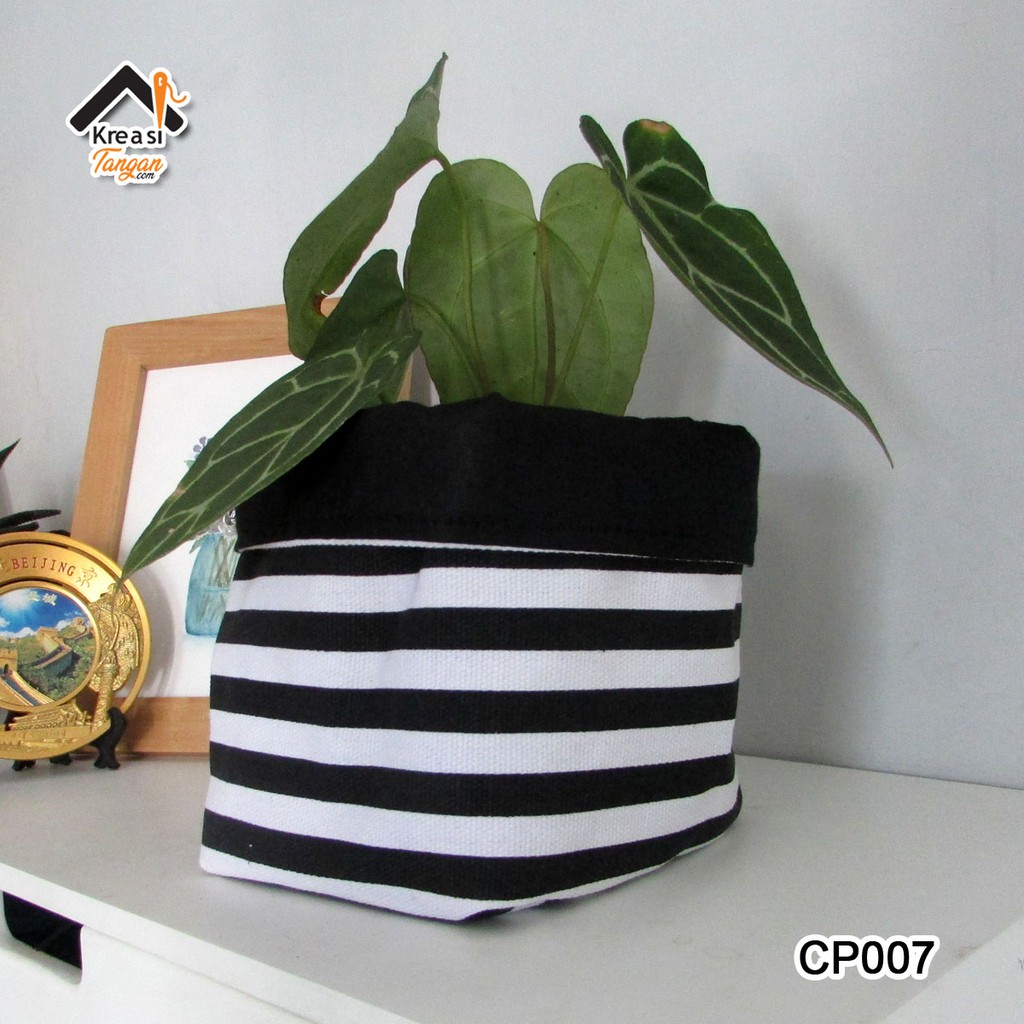 COVER POT TEMPAT PENYIMPANAN MOTIF MINIMALIS AESTHETIC CP007