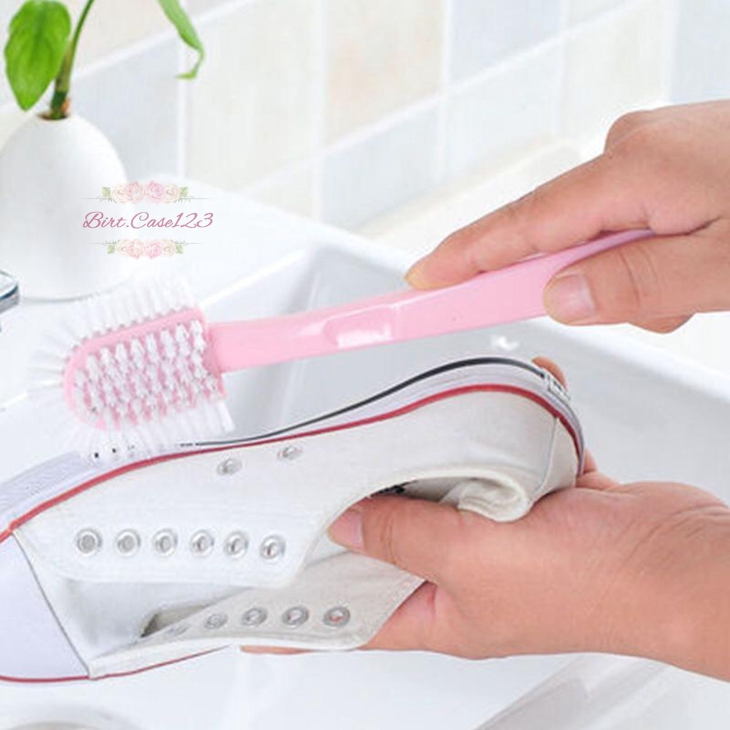 RT65 SIKAT PEMBERSIH SEPATU TRIPLE BULU 4 IN 1 SHOES TIGA SISI CLEAN TOOLS CLEANING BRUSH SHOES BC6200