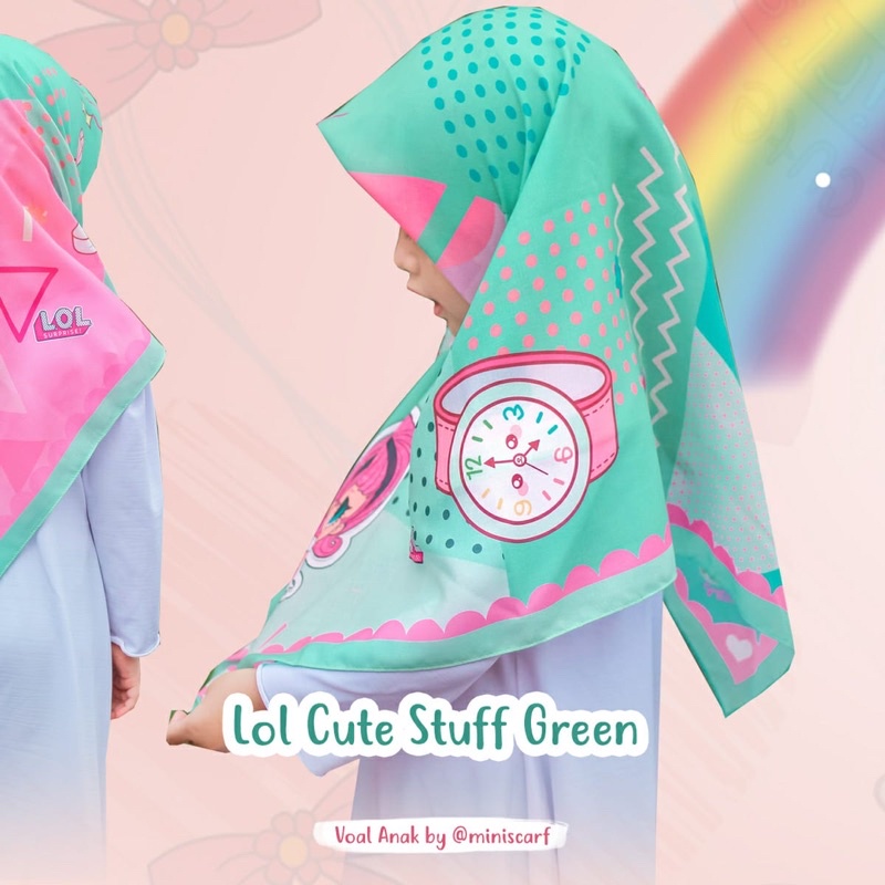 Pre Order - Hijab Voal anak LOL