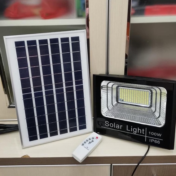 Lampu tenaga surya/Solar Sunpro IP-66 100W Cahaya Super Terang hemat energi