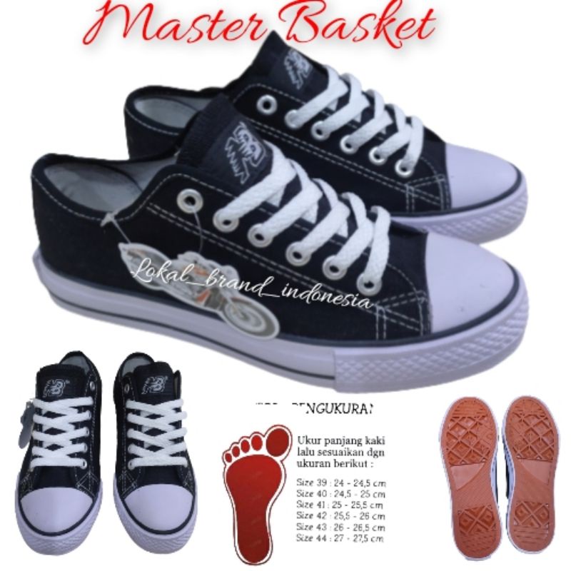 Master basket sepatu sekolah laki2 dan perempuan