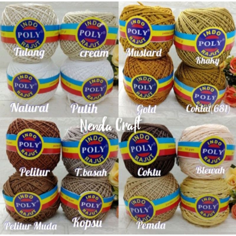 BENANG RAJUT POLY INDO part 5