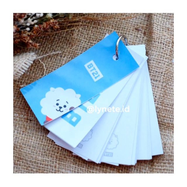 

RJ Word Cards Memo [BT21 Collection]