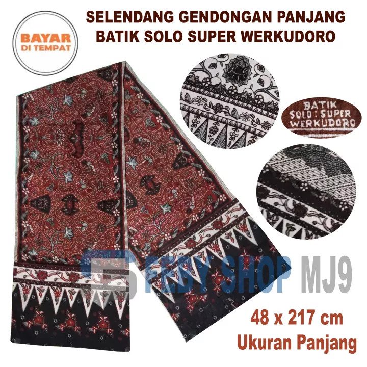 Kain Selendang Werkudoro Solo Batik Super - Gendongan Tradisional Serbaguna Premium