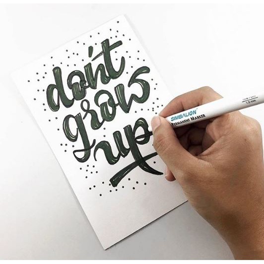 

Simbalion Permanent Paint Markers 1mm - Spidol logam kaca kain No 600