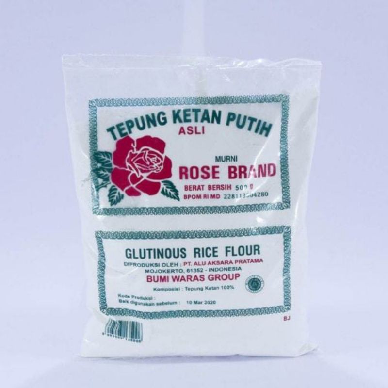 

TEPUNG KETAN PUTIH ROSE BRAND 500GR GROSIR AVAILABLE