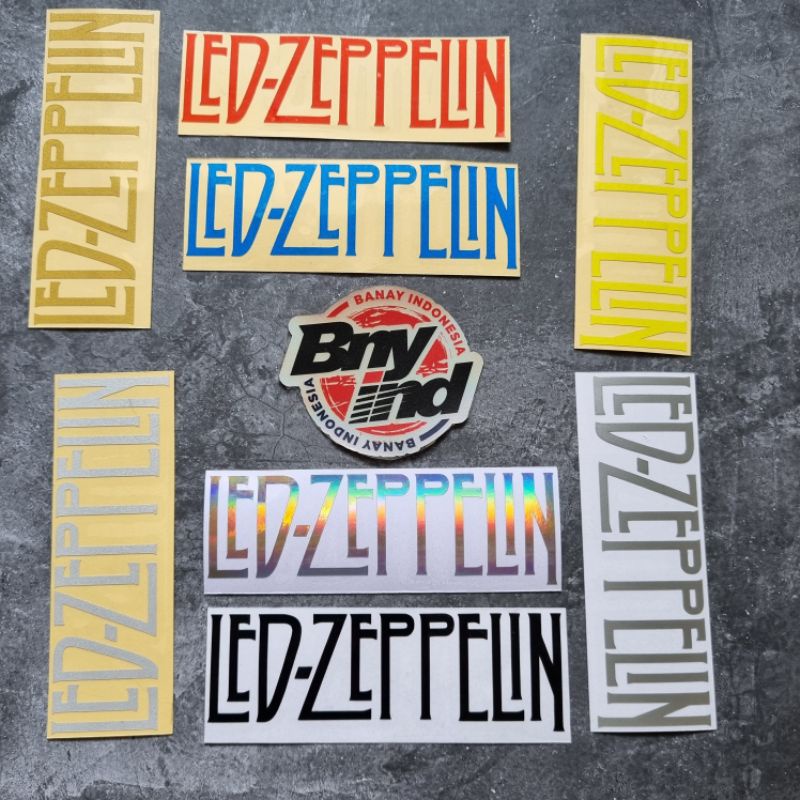 STICKER STIKER LED ZEPPELIN CUTTING