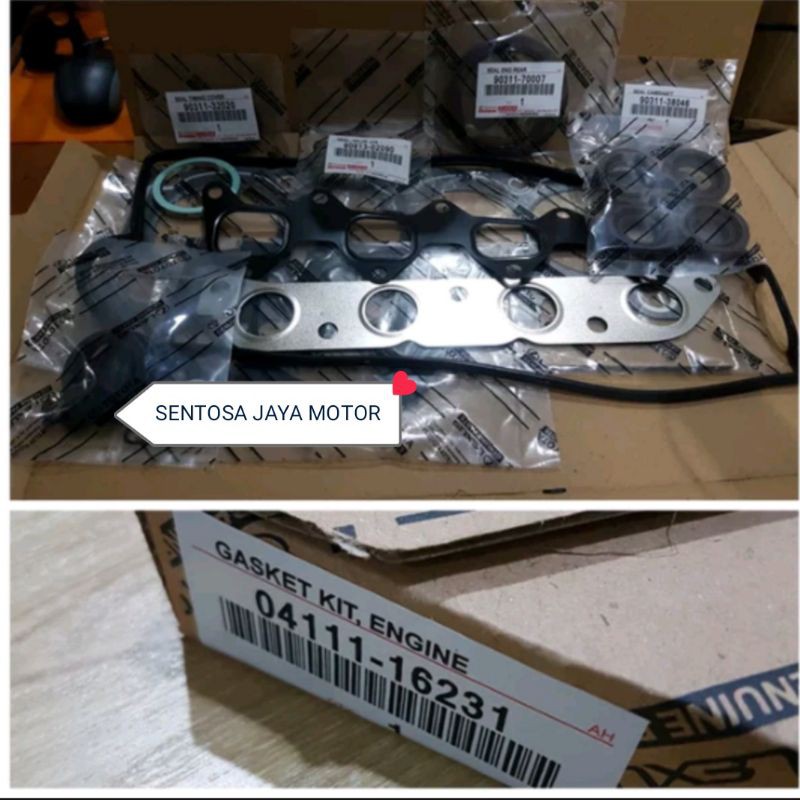 PAKING PACKING FULL SET GASKET FULL SET COROLLA GREAT 1600CC