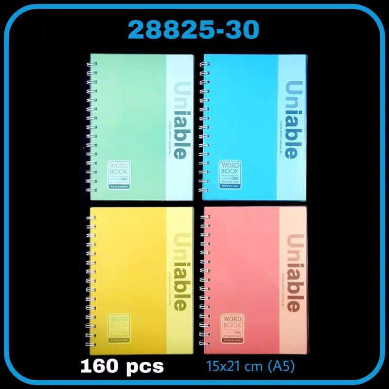 

NOTEBOOK SPIRAL A5 28825-30