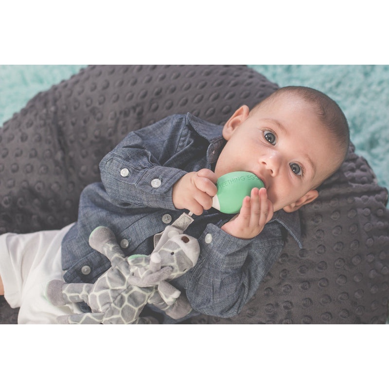 The Teething Egg Teething Pal | Boneka Plush Teether Gigitan Bayi