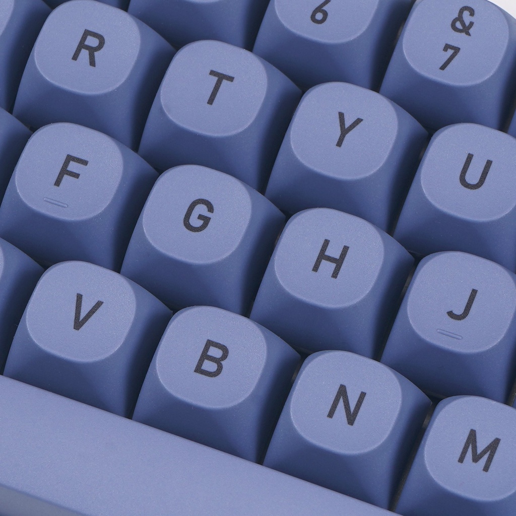 Blue Cat Key Cap PBT Keycap XDA Profile 9MM Height Hubcap DYE-SUB Keycaps For Mechanical Keyboard 61/64/84/96/98/87/104/125 Layout